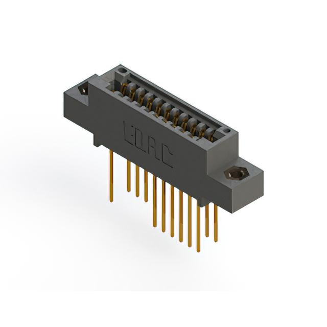 CONN EDGE DUAL FMALE 22POS 0.100