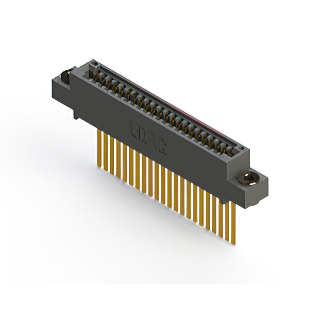 CONN EDGE SINGLE FML 22POS 0.100