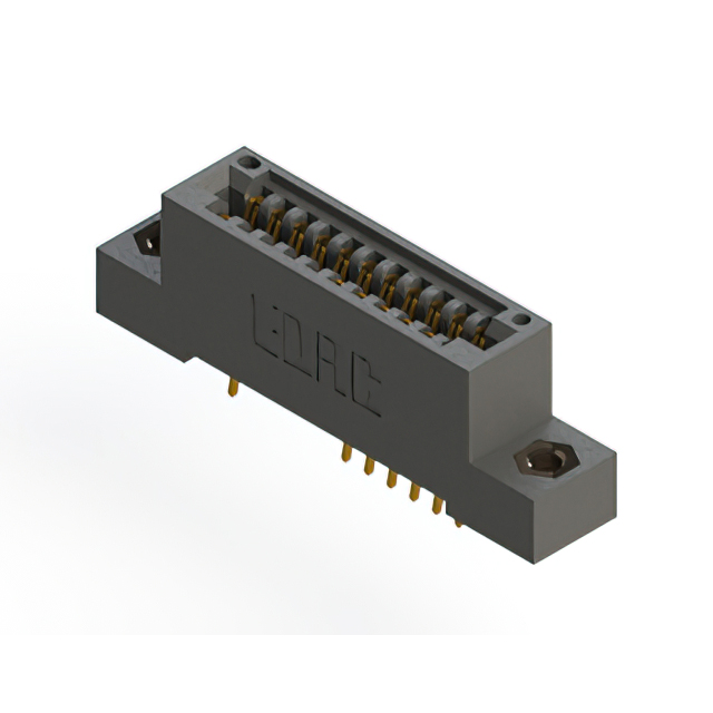 CONN EDGE DUAL FMALE 22POS 0.100