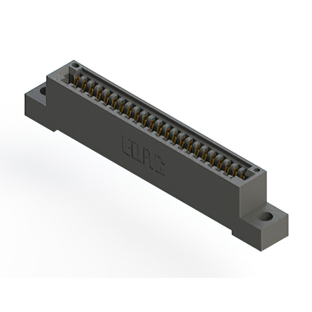 CONN EDGE SINGLE FML 23POS 0.100