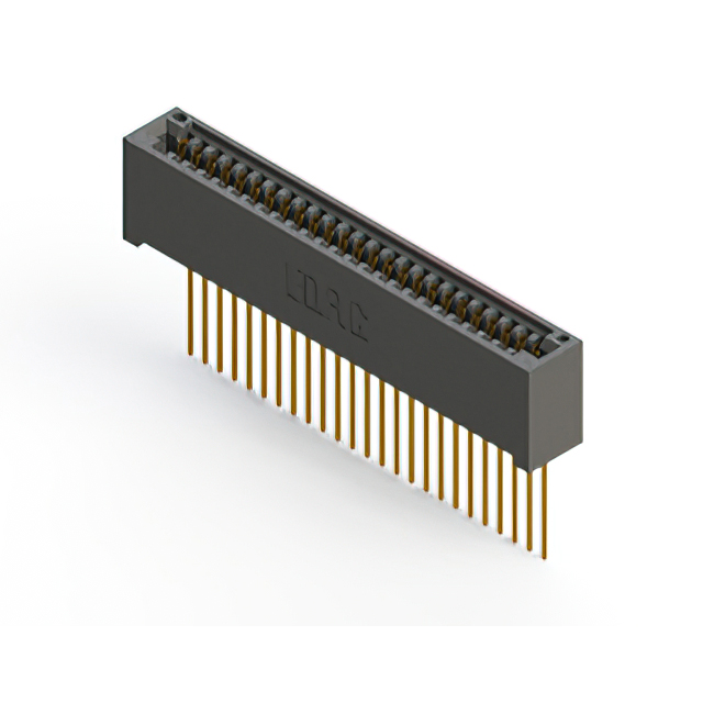 CONN EDGE SINGLE FML 25POS 0.100