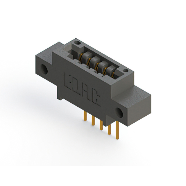 CONN EDGE SGL FMALE 5POS 0.125