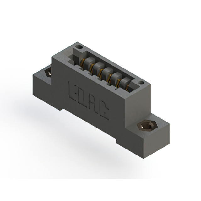 CONN EDGE SGL FMALE 6POS 0.125