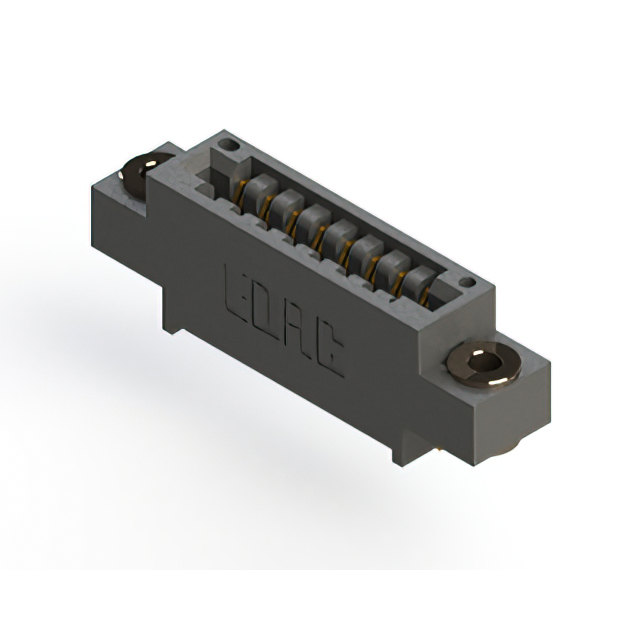 CONN EDGE SGL FMALE 8POS 0.125