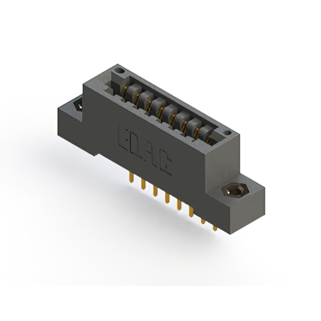 CONN EDGE SGL FMALE 8POS 0.125