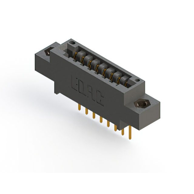CONN EDGE SGL FMALE 8POS 0.125