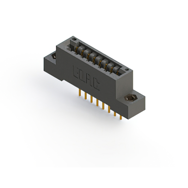 CONN EDGE SGL FMALE 8POS 0.125
