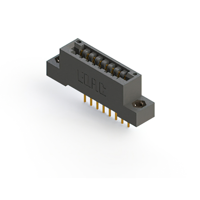 CONN EDGE SGL FMALE 8POS 0.125