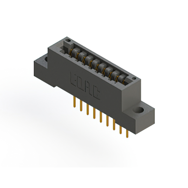 CONN EDGE SGL FMALE 9POS 0.125