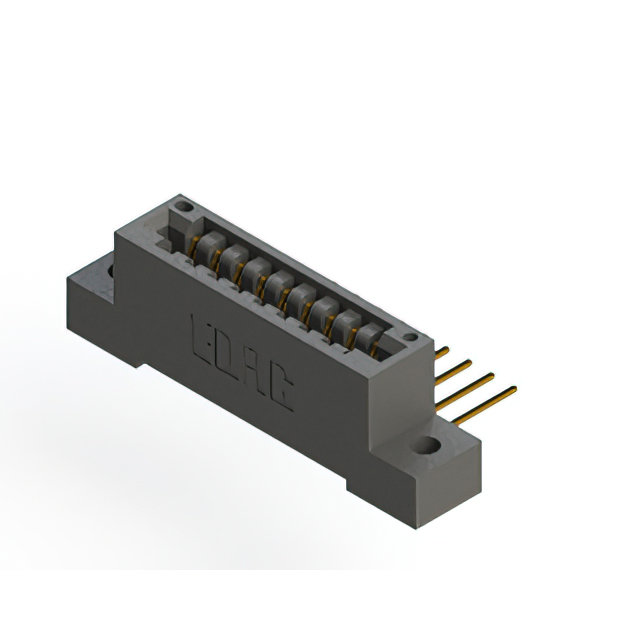 CONN EDGE SGL FMALE 9POS 0.125
