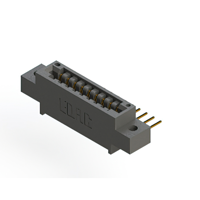 CONN EDGE SGL FMALE 9POS 0.125