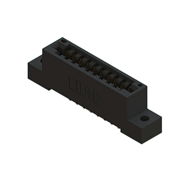 CONN EDGE SGL FMALE 10POS 0.125