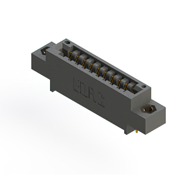 CONN EDGE SGL FMALE 10POS 0.125
