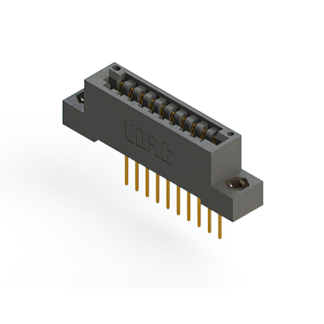 CONN EDGE SGL FMALE 10POS 0.125