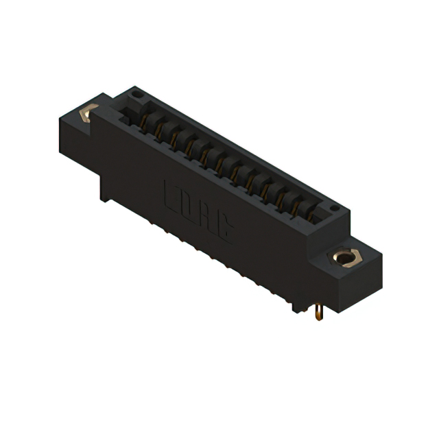 CONN EDGE SGL FMALE 12POS 0.125