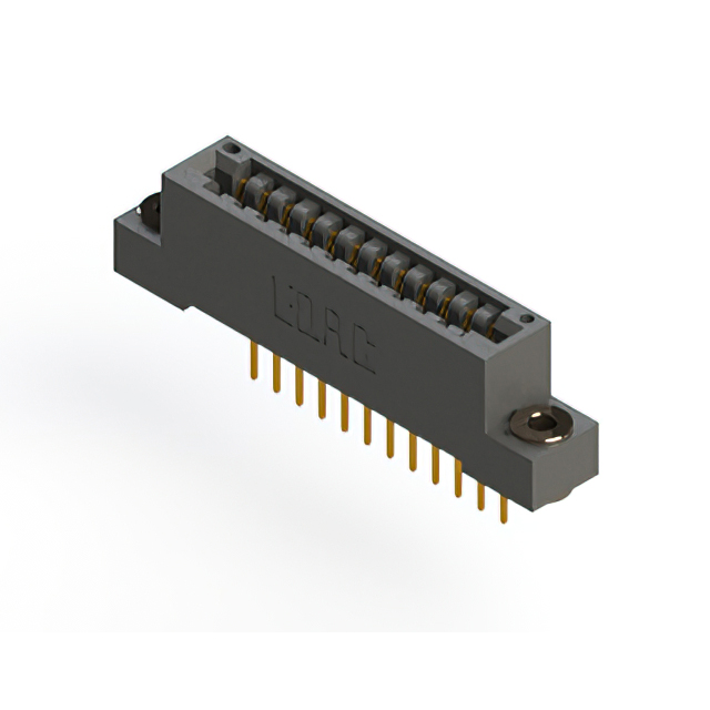CONN EDGE SGL FMALE 12POS 0.125