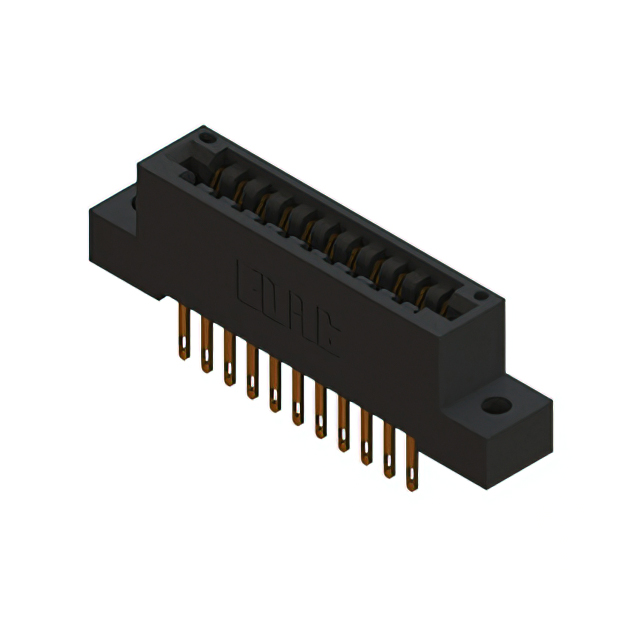 CONN EDGE DUAL FMALE 22POS 0.125