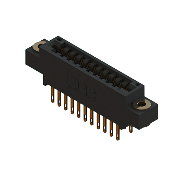 CONN EDGE DUAL FMALE 22POS 0.125