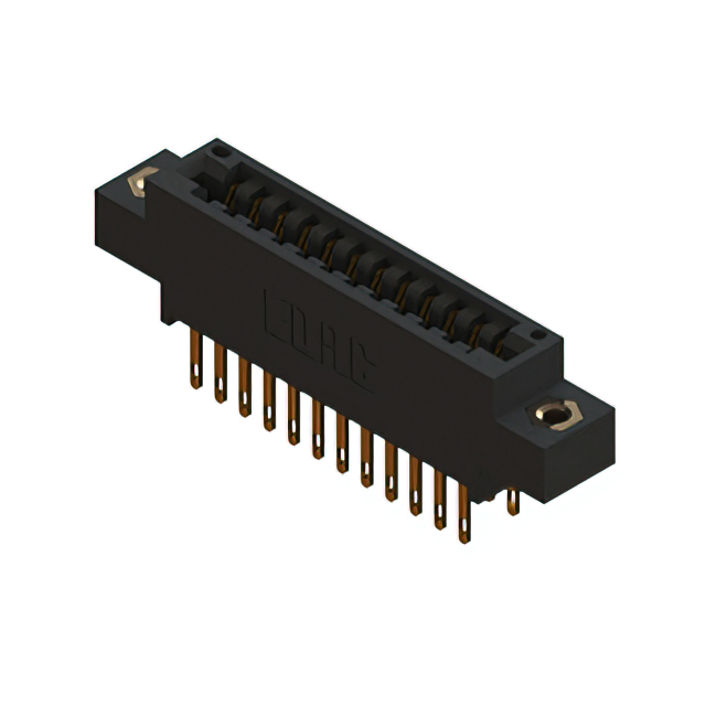 CONN EDGE DUAL FMALE 24POS 0.125