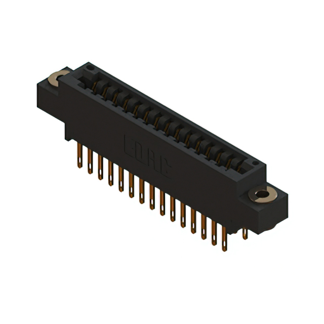 CONN EDGE DUAL FMALE 30POS 0.125