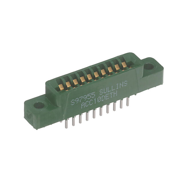 CONN EDGE DUAL FMALE 20POS 0.100