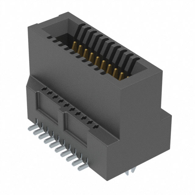 CONN EDGE DUAL FMALE 20POS 0.031