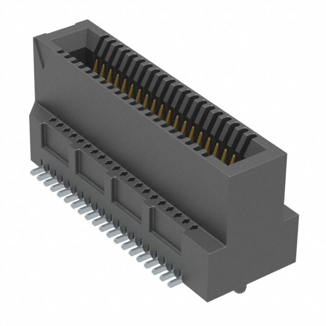 CONN EDGE DUAL FMALE 40POS 0.031