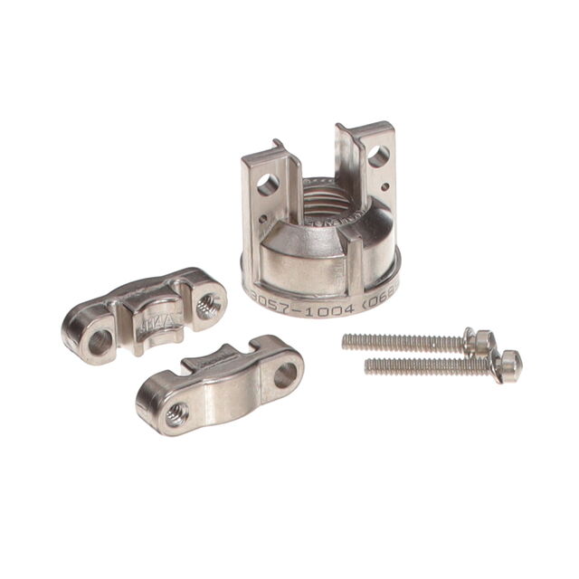 CONN CABLE CLAMP SZ10SL 12S SILV