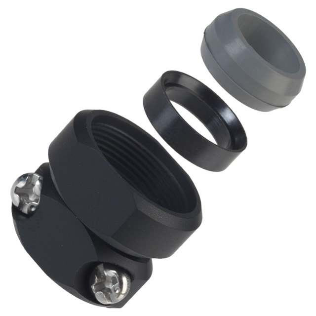 CONN CABLE CLAMP SZ13 BLACK M16