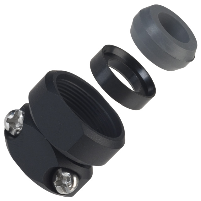 CONN CABLE CLAMP SZ13 BLACK M16