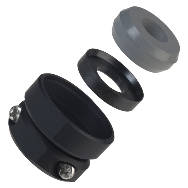 CONN CABLE CLAMP SZ21 BLACK M24