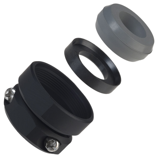 CONN CABLE CLAMP SZ21 BLACK M24