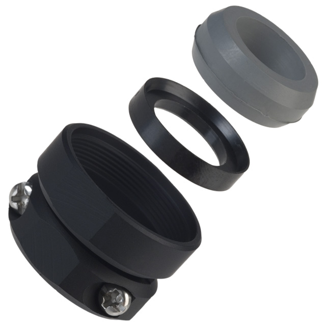 CONN CABLE CLAMP SZ21 BLACK M24