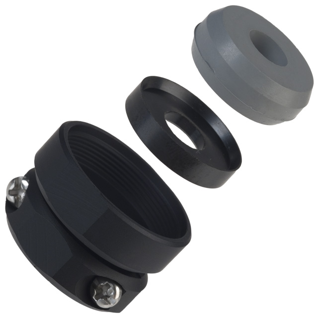 CONN CABLE CLAMP SZ21 BLACK M24
