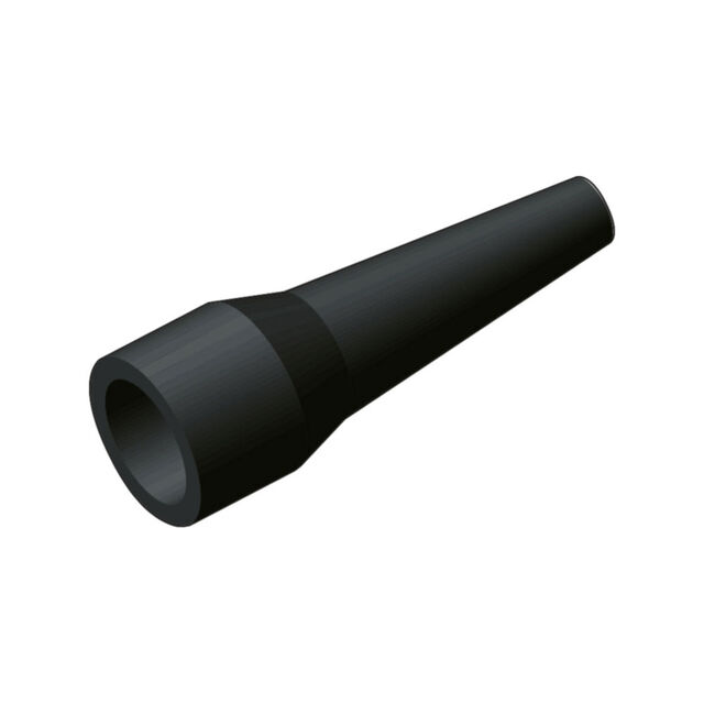 STRAIN RELIEF, SILICONE, BLK, SZ