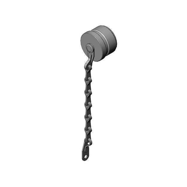 CIRC CONN, PLUG DUST CAP, SIZE 1