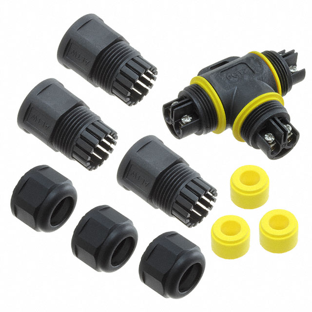 CONN CABLE JOINER BLACK/YELLOW