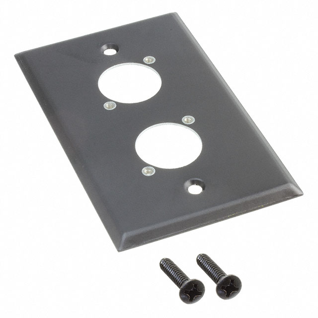 CONN WALL PLATE BLACK