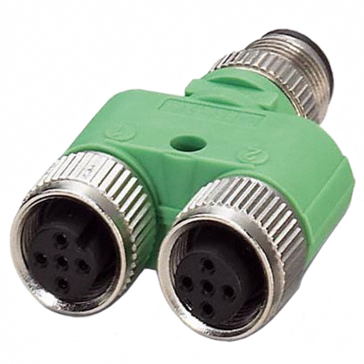 CONN Y-ADPT 5P-4/4P M-F/F INLINE