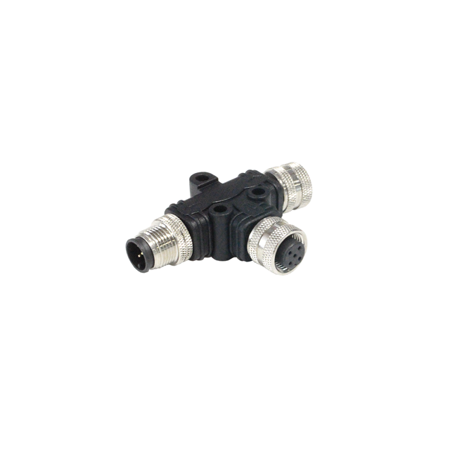 CONN SPLIT M12 5POS F-M-F