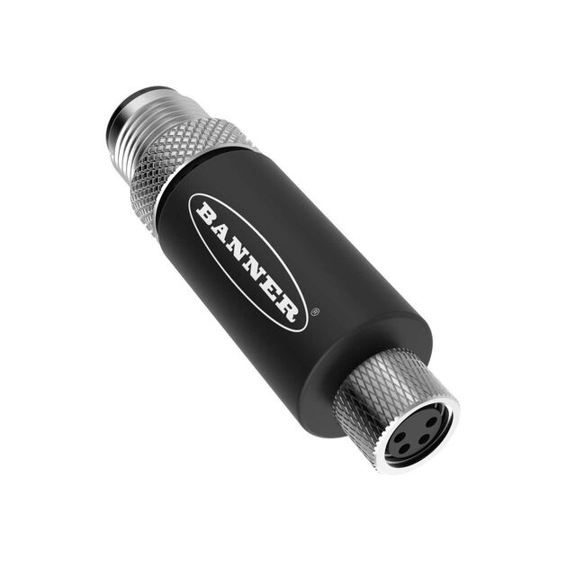 ADAPTER, M12 M, M8 F 4 PIN