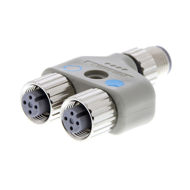 CONN Y-ADAPTER 4P-4P/4P M-F/F