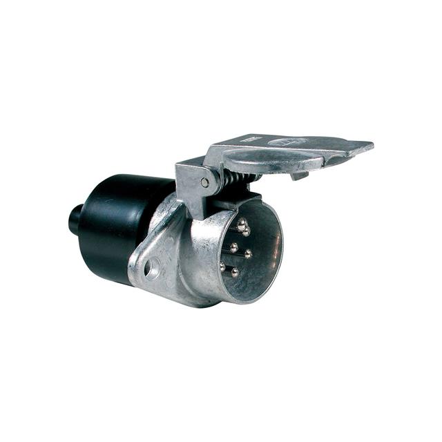 CONN RCPT MALE 7POS NICKEL SCREW