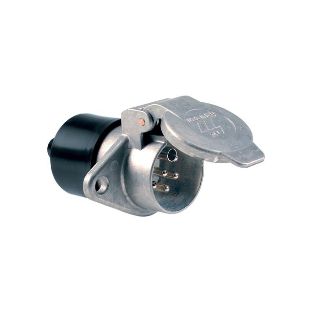 CONN RCPT MALE 7POS NICKEL SCREW