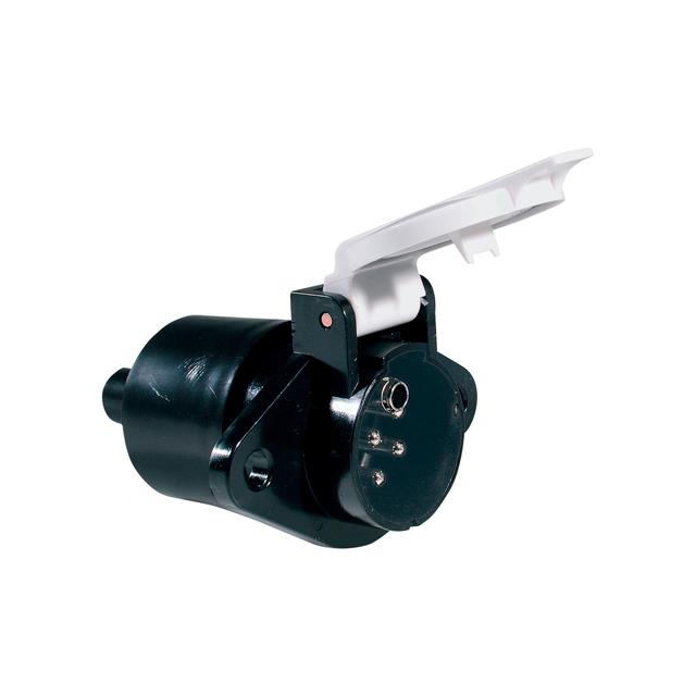 CONN RCPT MALE 7POS NICKEL SLDR