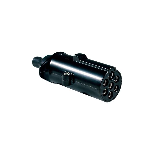 CONN PLUG FMALE 7POS NICKEL SLDR