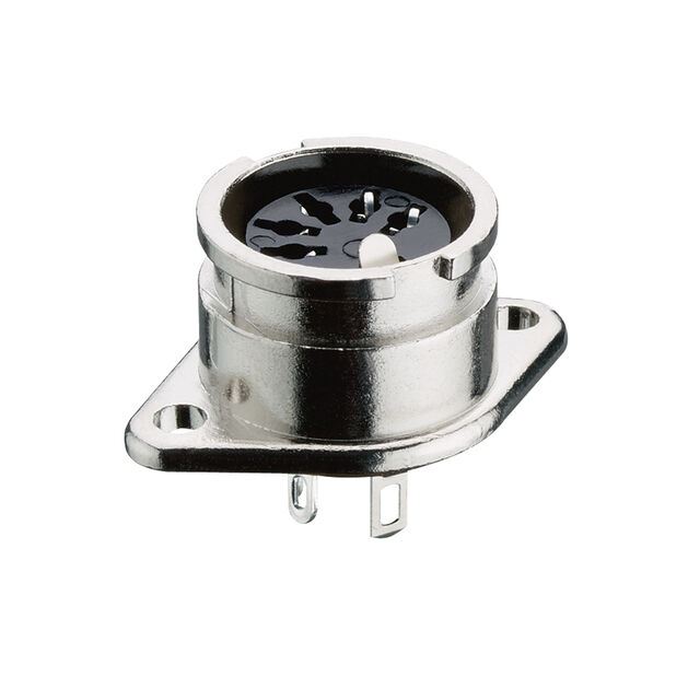DIN CHASSIS SOCKET FLANGE MOUNT