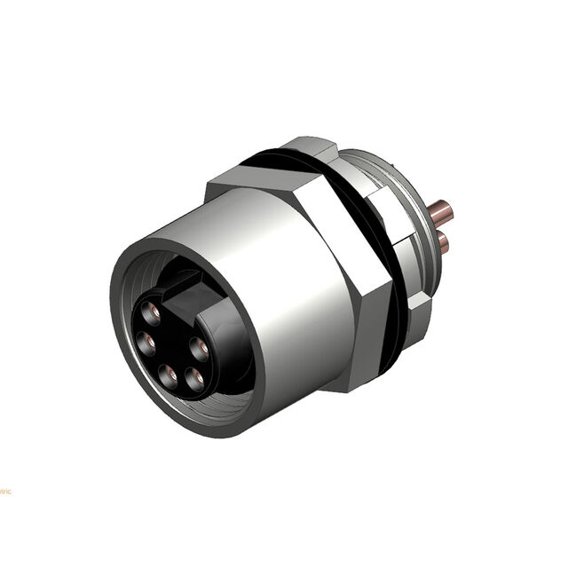 CONN RCPT FMALE 5POS SOLDER CUP