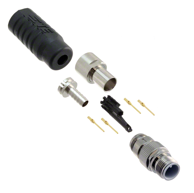 CONN PLUG MALE 8POS GOLD CRIMP