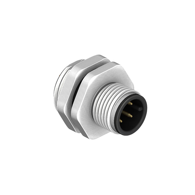 CONN RCPT MALE 4POS SOLDER CUP